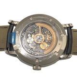 ヴァシュロン・コンスタンタン VACHERON CONSTANTIN トラディショナル コンプリート カレンダー オープンフェイス X40G3090 グレー K18ホワイトゴールド K18WG メンズ 腕時計