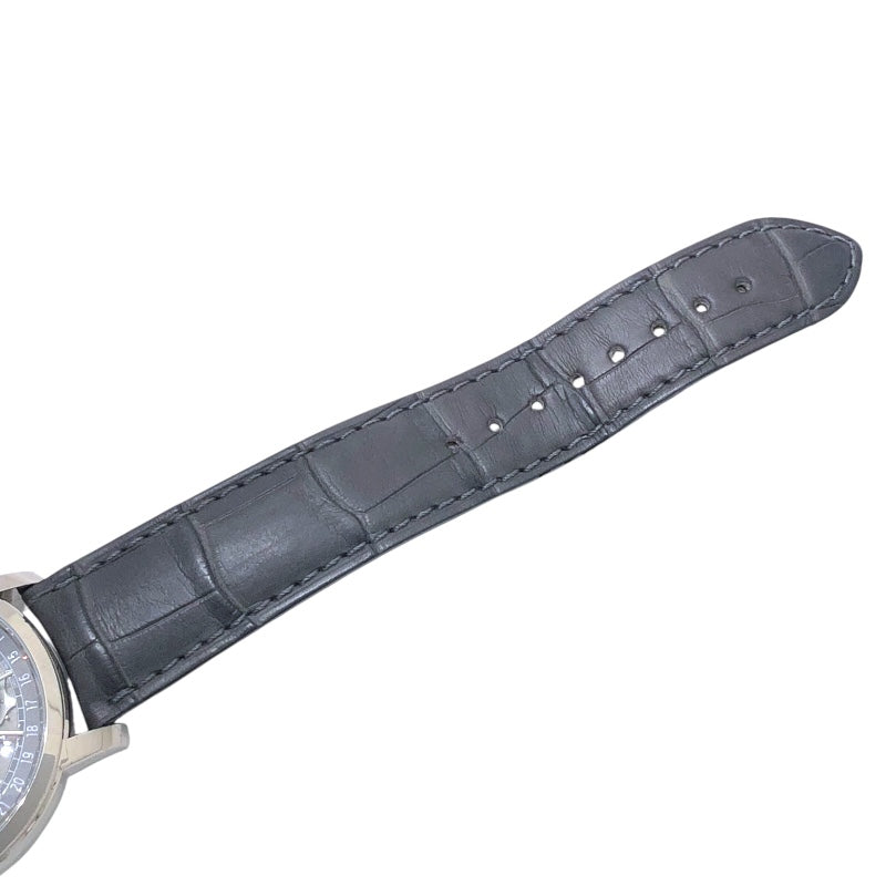 ヴァシュロン・コンスタンタン VACHERON CONSTANTIN トラディショナル コンプリート カレンダー オープンフェイス X40G3090 グレー K18ホワイトゴールド K18WG メンズ 腕時計