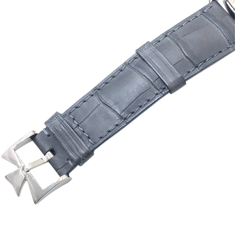 ヴァシュロン・コンスタンタン VACHERON CONSTANTIN トラディショナル コンプリート カレンダー オープンフェイス X40G3090 グレー K18ホワイトゴールド K18WG メンズ 腕時計