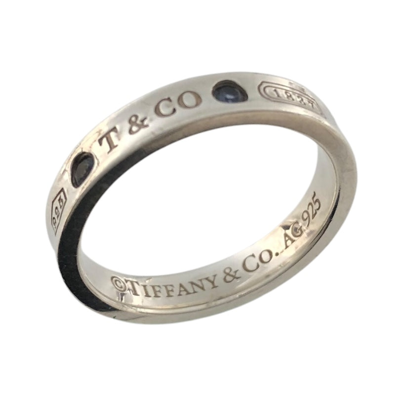 ティファニー TIFFANY＆CO 1837ナイローリング　2Pサファイヤ SV925 　サファイヤ ジュエリー