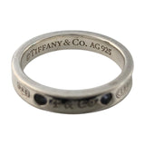 ティファニー TIFFANY＆CO 1837ナイローリング　2Pサファイヤ SV925 　サファイヤ ジュエリー
