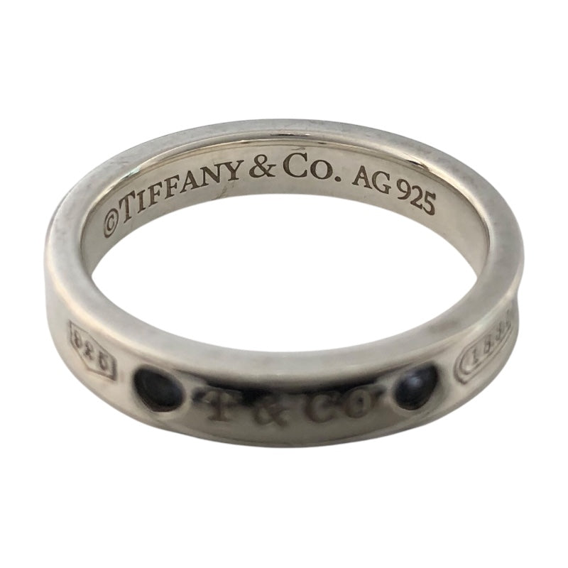ティファニー TIFFANY＆CO 1837ナイローリング　2Pサファイヤ SV925 　サファイヤ ジュエリー