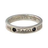 ティファニー TIFFANY＆CO 1837ナイローリング　2Pサファイヤ SV925 　サファイヤ ジュエリー