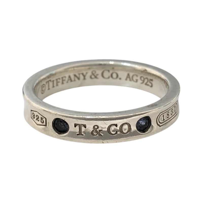 ティファニー TIFFANY＆CO 1837ナイローリング　2Pサファイヤ SV925 　サファイヤ ジュエリー