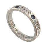 ティファニー TIFFANY＆CO 1837ナイローリング　2Pサファイヤ SV925 　サファイヤ ジュエリー