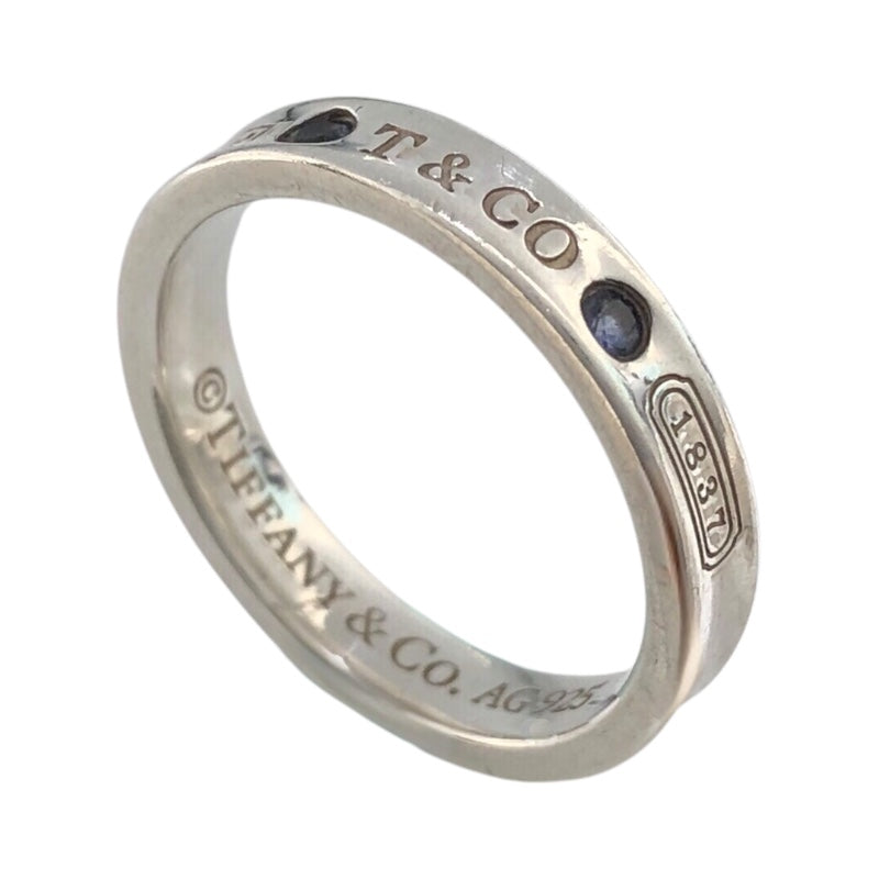 ティファニー TIFFANY＆CO 1837ナイローリング　2Pサファイヤ SV925 　サファイヤ ジュエリー