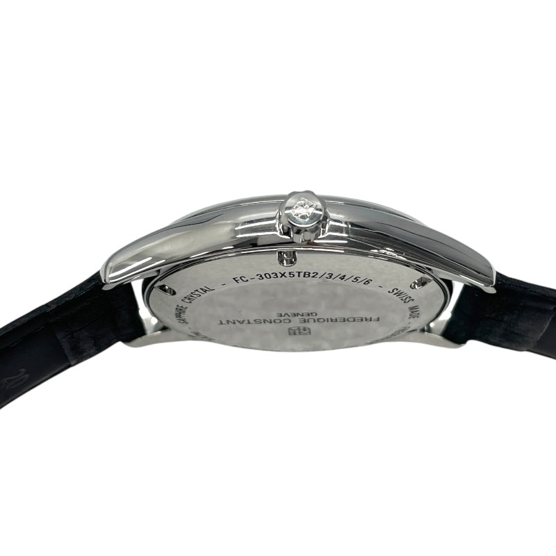 フレデリック・コンスタント FREDERIQUE CONSTANT クラシックインデックス FC-303NB5B6 ブラック SS 自動巻き メンズ 腕時計