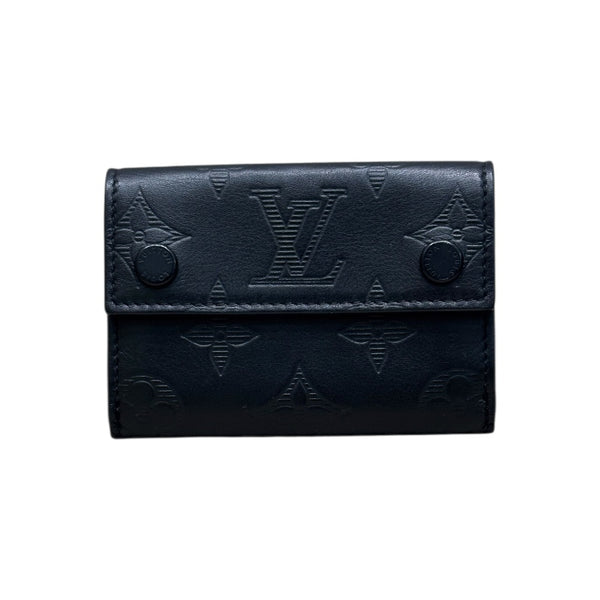 ルイ・ヴィトン LOUIS VUITTON ディスカバリーコンパクトウォレット モノグラムシャドウ レザー メンズ 三つ折り財布
