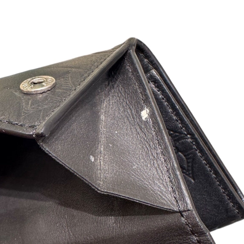 ルイ・ヴィトン LOUIS VUITTON ディスカバリーコンパクトウォレット モノグラムシャドウ レザー メンズ