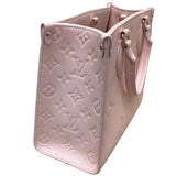 ルイ・ヴィトン LOUIS VUITTON オンザゴーPM M47135 ピンクオパール 牛革 レディース ハンドバッグ