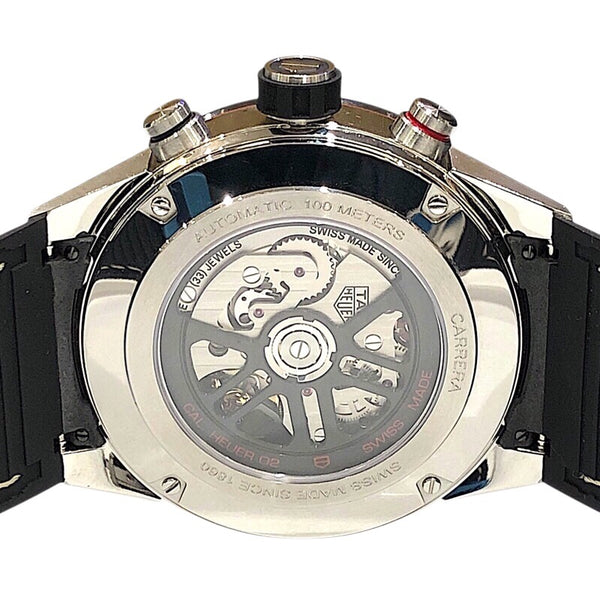 タグ・ホイヤー TAG HEUER カレラ キャリバー ホイヤー02 クロノグラフ CBG2A10.FT6169 SS/セラミック/ラバー/レザー メンズ 腕時計