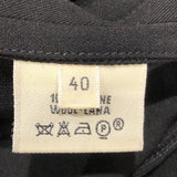 エルメス HERMES レイヤードシャツワンピース ウール レディース ワンピース