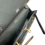 エルメス HERMES ジプシエールミニ ヴェールフォンセ　GD色金具 スイフト ユニセックス ショルダーバッグ