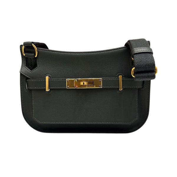 エルメス HERMES ジプシエールミニ ヴェールフォンセ　GD色金具 スイフト ユニセックス ショルダーバッグ
