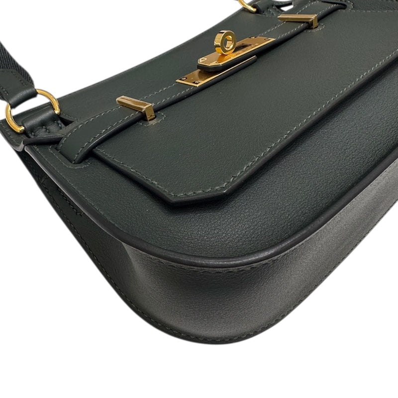 エルメス HERMES ジプシエールミニ ヴェールフォンセ　GD色金具 スイフト ユニセックス ショルダーバッグ