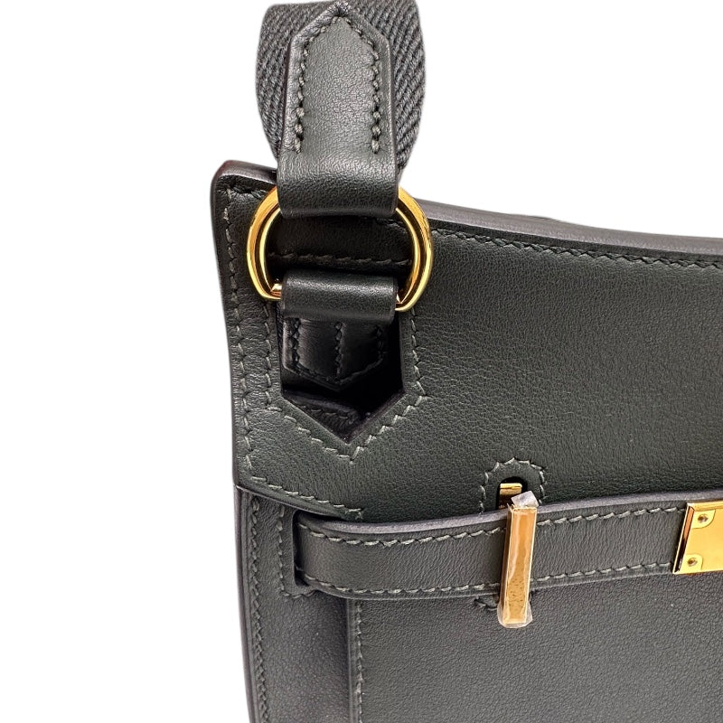 エルメス HERMES ジプシエールミニ ヴェールフォンセ　GD色金具 スイフト ユニセックス ショルダーバッグ