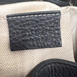グッチ GUCCI バンブーリュックサック ブラック レザー レディース リュック・デイパック
