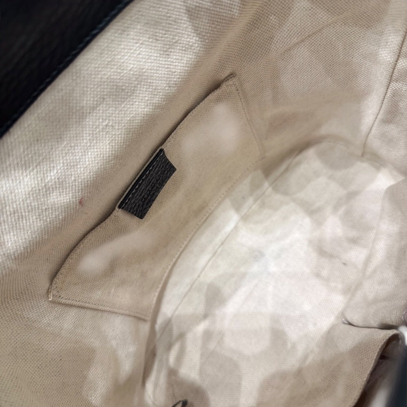 グッチ GUCCI バンブーリュックサック ブラック レザー レディース リュック・デイパック