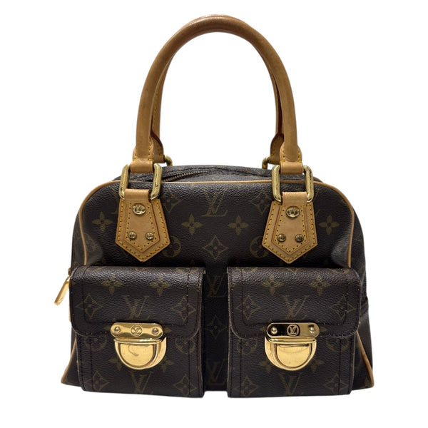 ルイ・ヴィトン LOUIS VUITTON マンハッタンPM M40026 モノグラム PVC レザー レディース ハンドバッグ