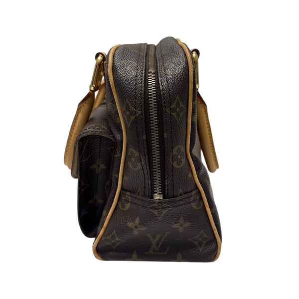 ルイ・ヴィトン LOUIS VUITTON マンハッタンPM M40026 モノグラム PVC レザー レディース ハンドバッグ