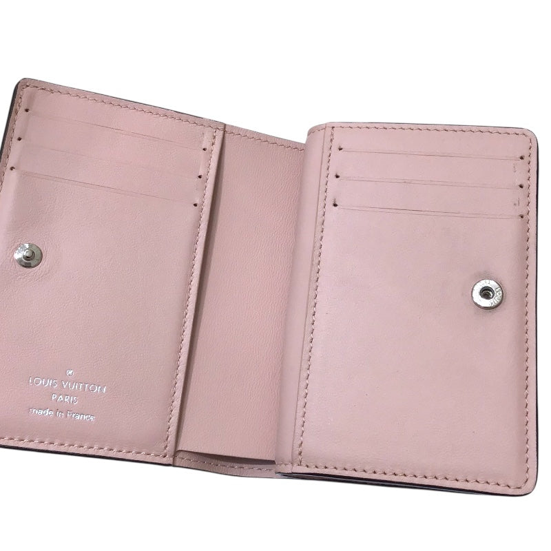 ルイ・ヴィトン LOUIS VUITTON ポルトフォイユ・クレア M82758 ジャスミンピンク レザー レディース 二つ折り財布