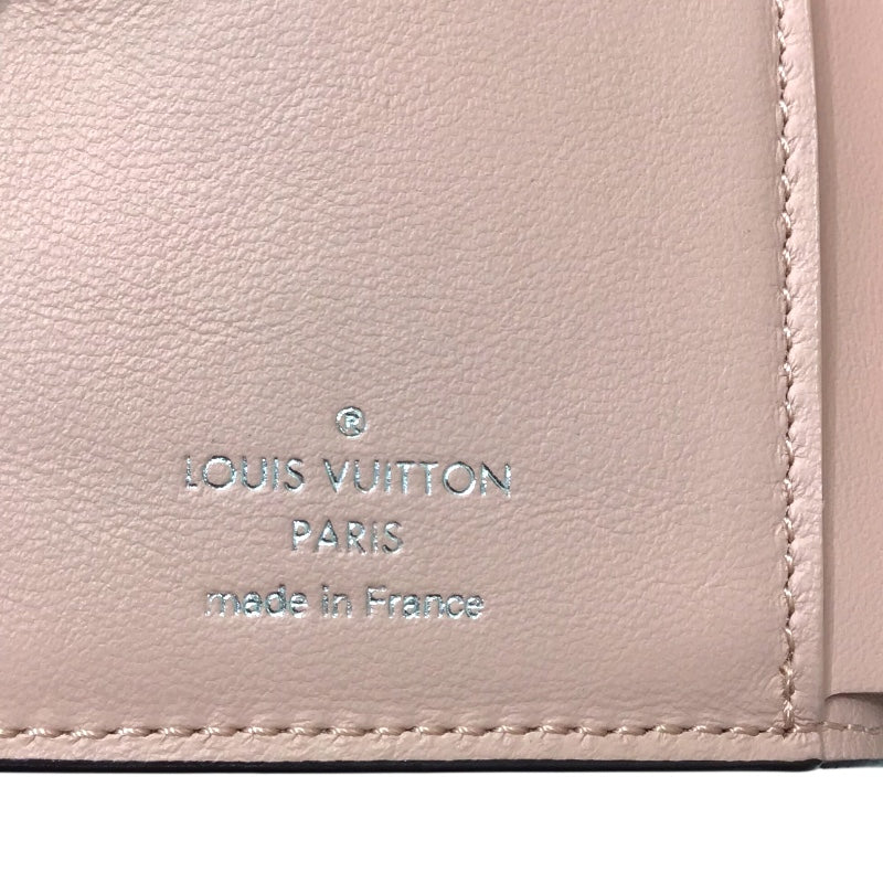 ルイ・ヴィトン LOUIS VUITTON ポルトフォイユ・クレア M82758 ジャスミンピンク レザー レディース 二つ折り財布