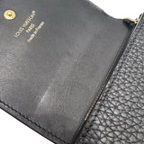 ルイ・ヴィトン LOUIS VUITTON ポルトフォイユ・カプシーヌ　タイニー ブラック トリヨン　レザー レディース 二つ折り財布