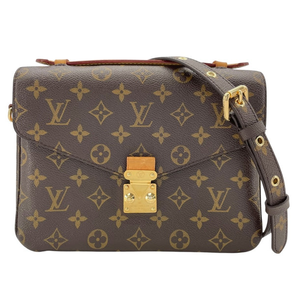 ルイ・ヴィトン LOUIS VUITTON ポシェット・メティスMM M40780 ブラウン モノグラムキャンバス レディース ショルダーバッグ