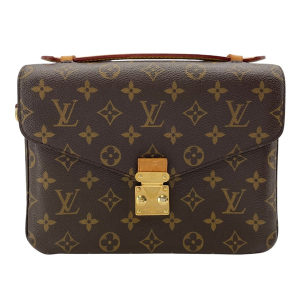 ルイ・ヴィトン LOUIS VUITTON ポシェット・メティスMM M40780 ブラウン モノグラムキャンバス レディース ショルダーバッグ