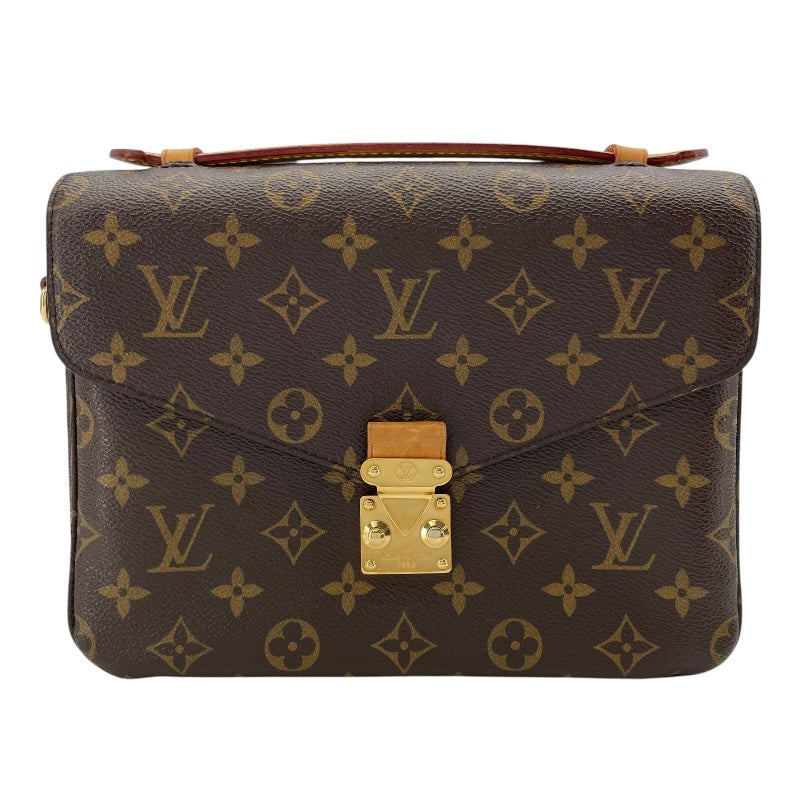 ルイ・ヴィトン LOUIS VUITTON ポシェット・メティスMM M40780 ブラウン モノグラムキャンバス レディース ショルダーバッグ