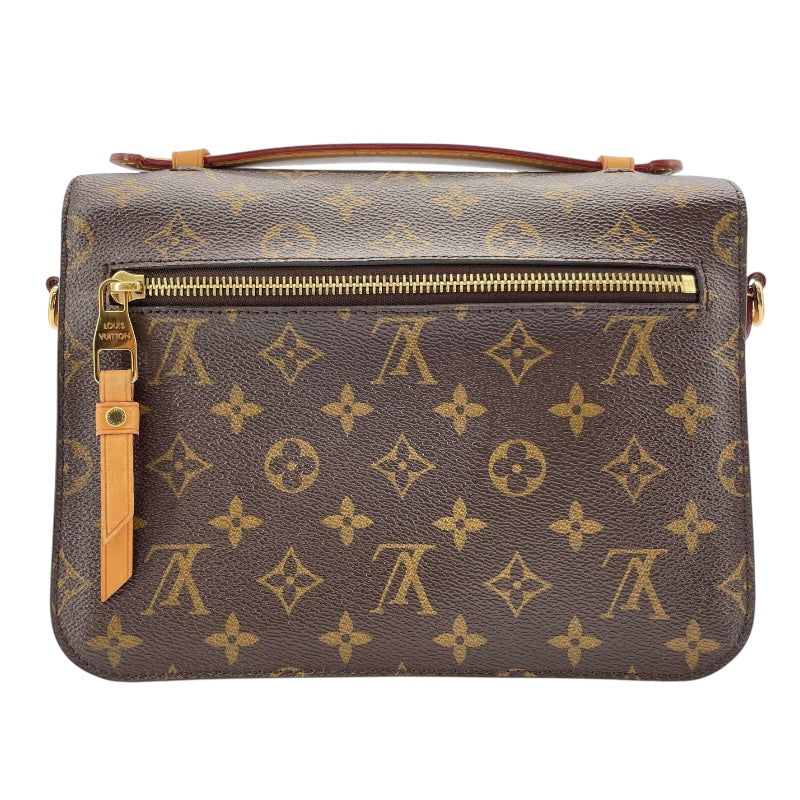 ルイ・ヴィトン LOUIS VUITTON ポシェット・メティスMM M40780 ブラウン モノグラムキャンバス レディース ショルダーバッグ