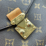 ルイ・ヴィトン LOUIS VUITTON ポシェット・メティスMM M40780 ブラウン モノグラムキャンバス レディース ショルダーバッグ