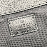 グッチ GUCCI ミディアムバックパック 816750 ブラック　シルバー金具 レザー メンズ リュック・デイパック