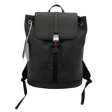 グッチ GUCCI ミディアムバックパック 816750 ブラック　シルバー金具 レザー メンズ リュック・デイパック