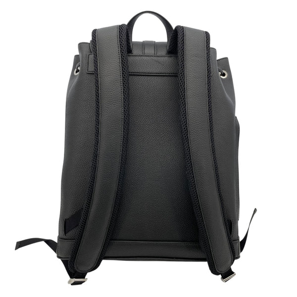グッチ GUCCI ミディアムバックパック 816750 ブラック　シルバー金具 レザー メンズ リュック・デイパック