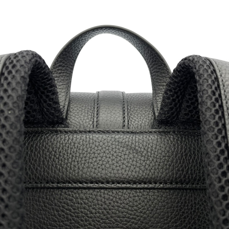 グッチ GUCCI ミディアムバックパック 816750 ブラック　シルバー金具 レザー メンズ リュック・デイパック