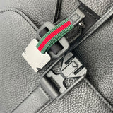 グッチ GUCCI ミディアムバックパック 816750 ブラック　シルバー金具 レザー メンズ リュック・デイパック