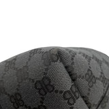 バレンシアガ BALENCIAGA ｘグッチコラボ　ザ・ハッカープロジェクト　トートバッグ 680125 ブラック キャンバス/レザー レディース トートバッグ