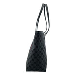 バレンシアガ BALENCIAGA ｘグッチコラボ　ザ・ハッカープロジェクト　トートバッグ 680125 ブラック キャンバス/レザー レディース トートバッグ