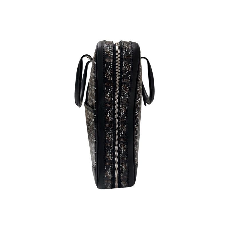 ゴヤール GOYARD アンバサードPM ブラック PVC レザー ユニセックス ハンドバッグ