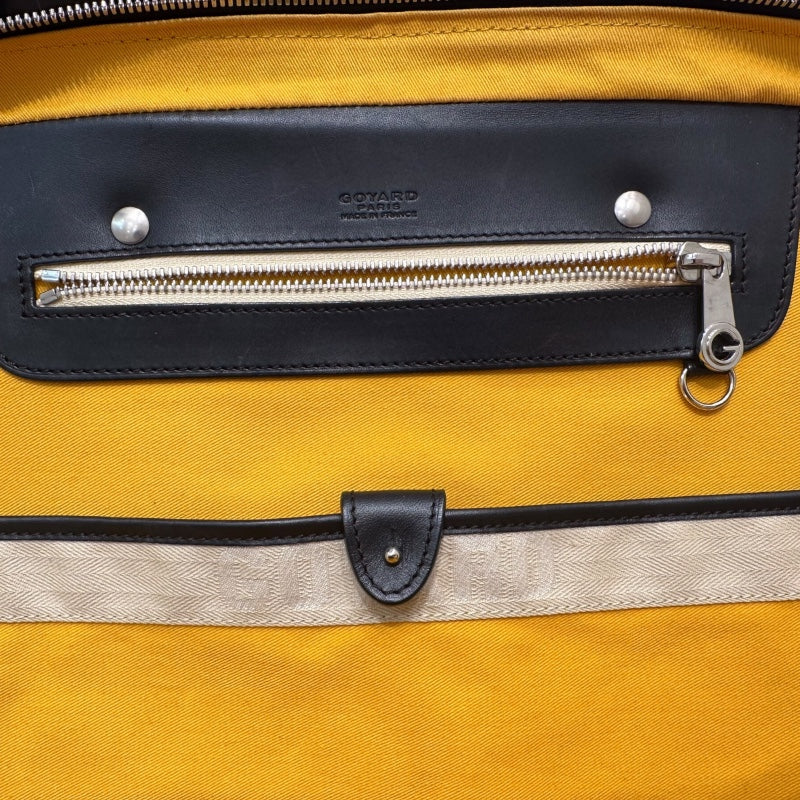 ゴヤール GOYARD アンバサードPM ブラック PVC レザー ユニセックス ハンドバッグ