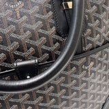 ゴヤール GOYARD アンバサードPM ブラック PVC レザー ユニセックス ハンドバッグ