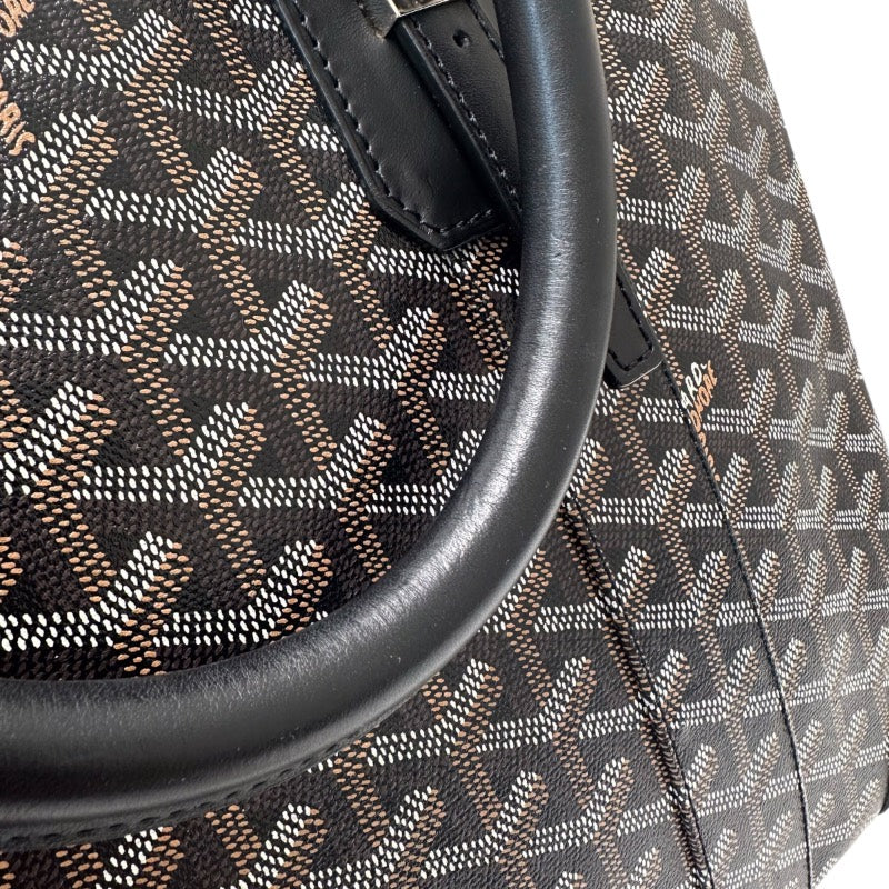 ゴヤール GOYARD アンバサードPM ブラック PVC レザー ユニセックス ハンドバッグ