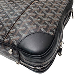 ゴヤール GOYARD アンバサードPM ブラック PVC レザー ユニセックス ハンドバッグ
