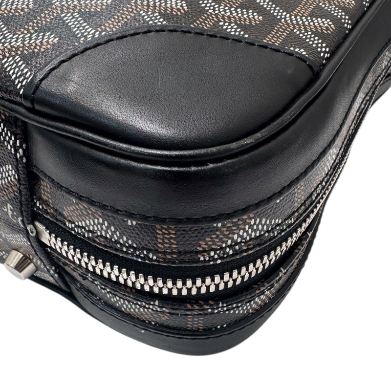 ゴヤール GOYARD アンバサードPM ブラック PVC レザー ユニセックス ハンドバッグ