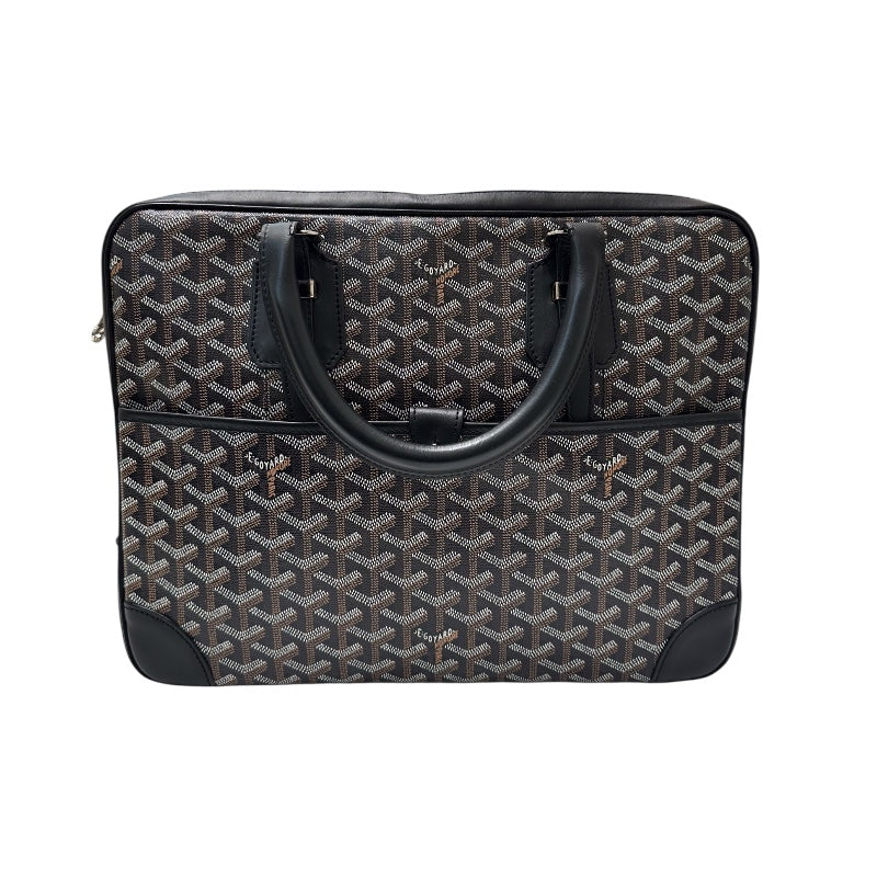 ゴヤール GOYARD アンバサードPM ブラック PVC レザー ユニセックス ハンドバッグ