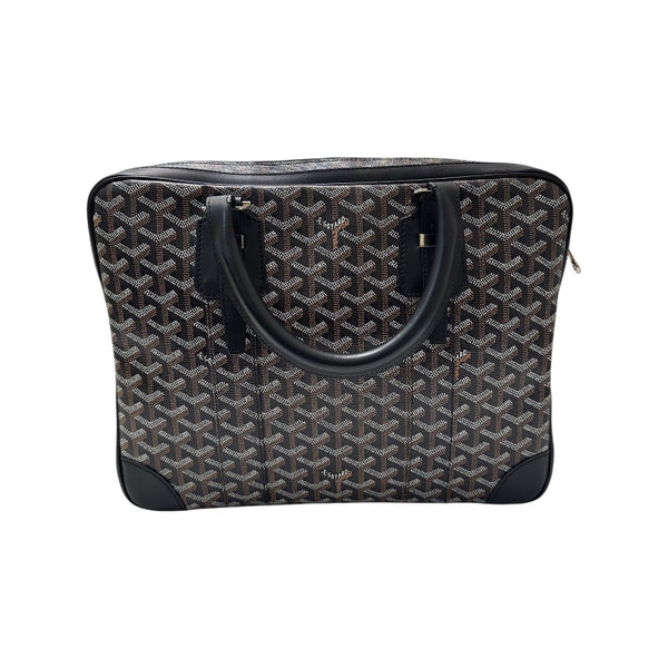 ゴヤール GOYARD アンバサードPM ブラック PVC レザー ユニセックス ハンドバッグ