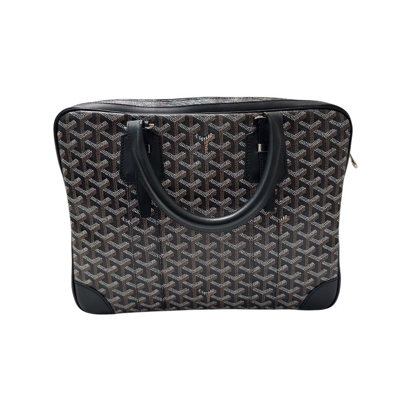 ゴヤール GOYARD アンバサードPM ブラック PVC レザー ユニセックス ハンドバッグ
