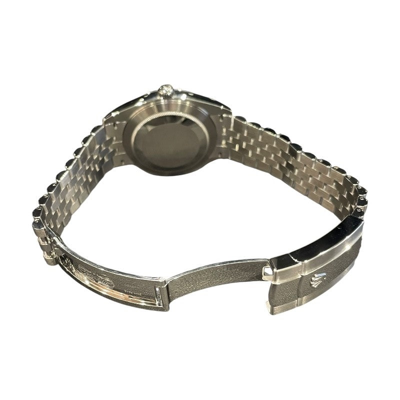 ロレックス ROLEX デイトジャスト41 126300 ブラック SS メンズ 腕時計