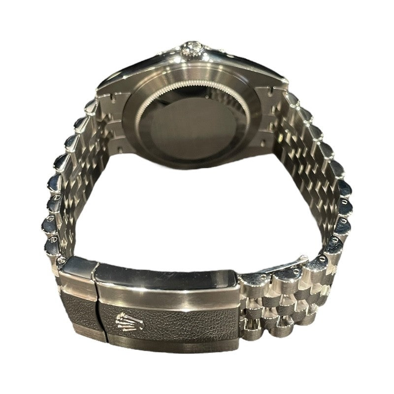 ロレックス ROLEX デイトジャスト41 126300 ブラック SS メンズ 腕時計